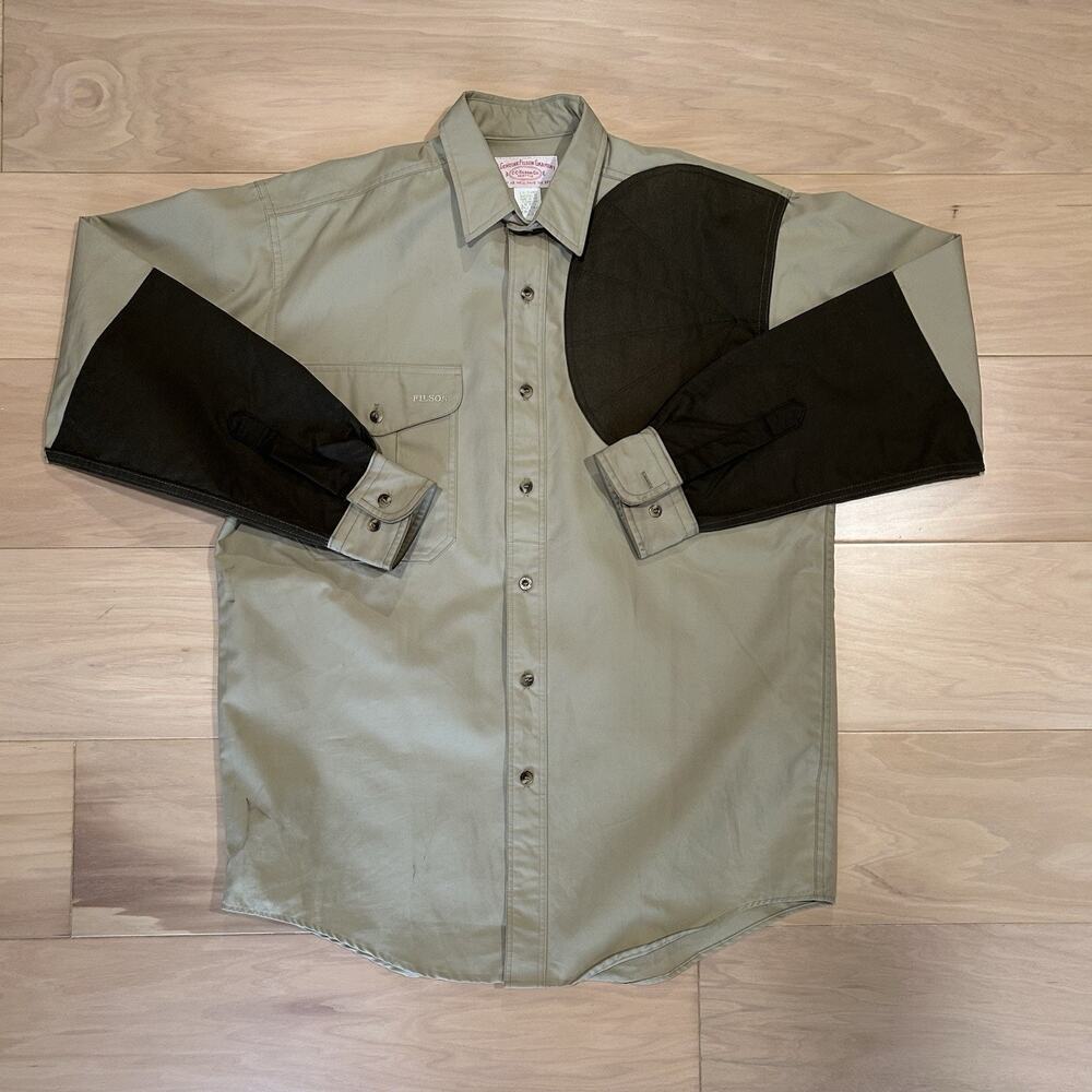 CC Filson Shooting Shirt Button Up Shirt Tin Cloth *Stains Men’s Medium
